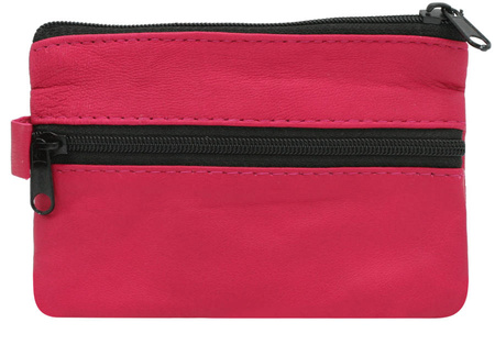 Kluczówka skórzana KC-01-LN PINK