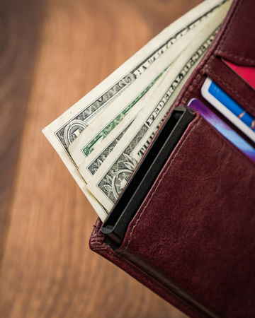 Portfel skórzany RFID ALWAYS WILD N9001-VTK-D Wine