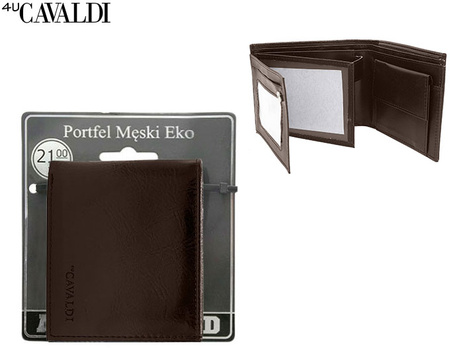 Portfel męski PU F18-PAL41-BL Brown