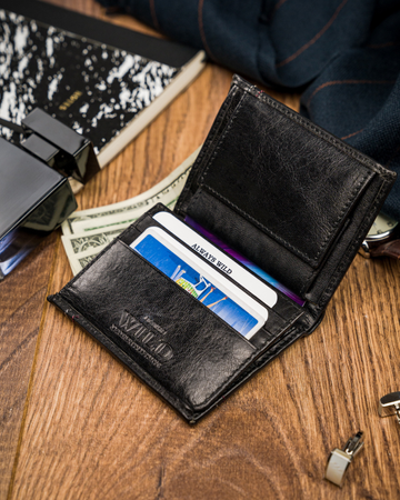 Leather wallet Always Wild N20194-VTK-D