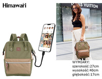 Himawari Women's Backpack with Laptop Compartment and USB Port 1881-35(1)