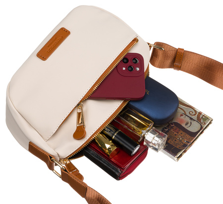 Torebka PTN JN-06 Ivory-Brown