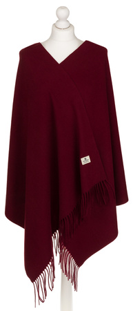 Large Women's Scarf with Fringes Peterson PTN SPV73 Wine