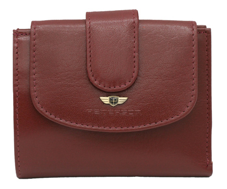 Portfel damski skórzany PTN 2516-BO Wine