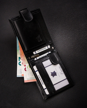 Portfel męski skórzany N61L-RPVT-BL BLACK