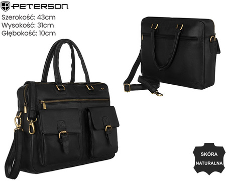 Torba na laptopa PTN LAP-15601-NDM Black