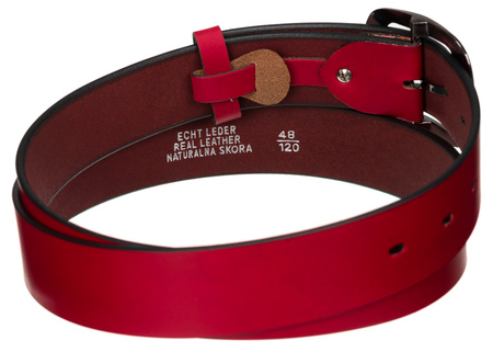 Pasek skórzany ALWAYS WILD LADY NO.4 Red