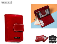 Portfel damski skórzany 76115-GBL Red