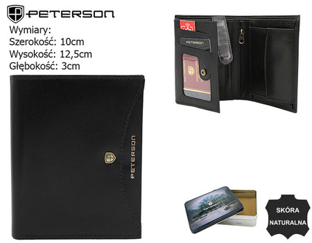 Portfel męski skórzany 