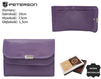 PETERSON PTN RD-GC02-MCL RFID leather wallet