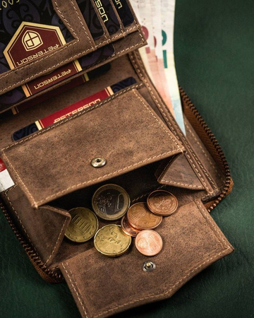 PETERSON PTN 340PW-03 2-1-4 RFID leather wallet