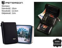 PETERSON PTN 340-P RFID leather wallet