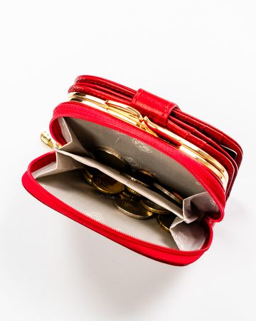 Portfel damski skórzany PTN 43972-SGN Red