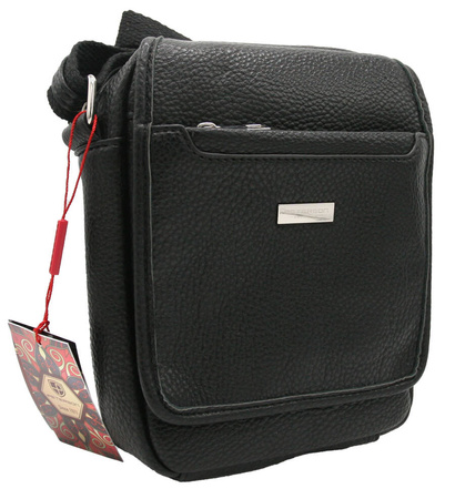 Men's PU bag PTN 1117-MACRO Black