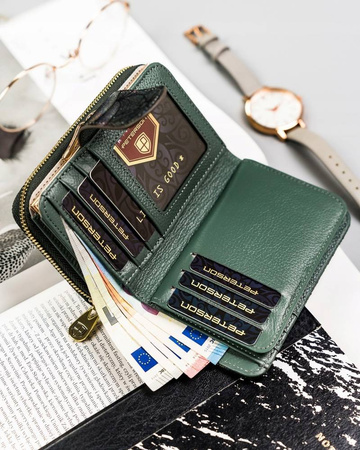 PETERSON PTN 425214-MD RFID leather wallet