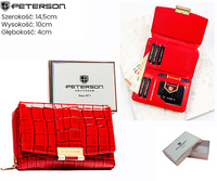 Portfel damski eko PTN 0015-DS Red