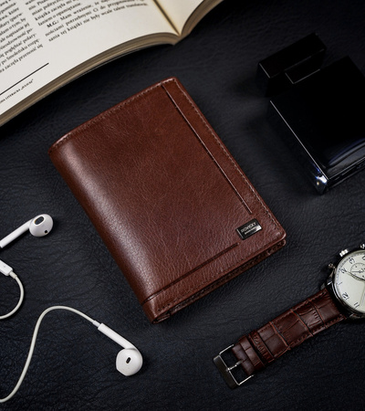 ROVICKY PC-101L-BAR RFID leather wallet