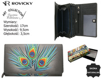 Women's leather wallet R-N22-ART-22