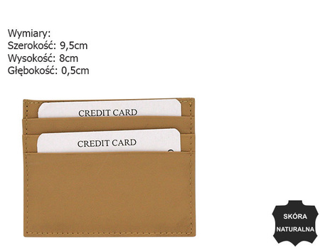 Skórzane etui na karty CC323-ACL Biegie