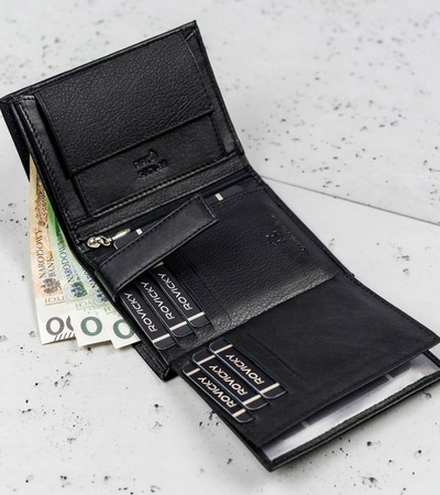 Portfel skórzany RFID RONALDO 0104-D