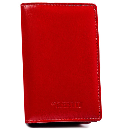 Women's leather wallet 249-GCL RED
