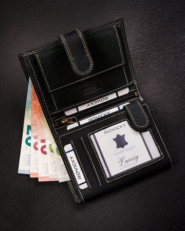 Portfel męski skórzany na blistrze N4L-CHM-BL Black