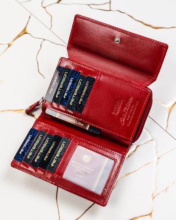 Gift Set: Wallet and Keyring by Peterson PTN SET-D-69-KCS RED