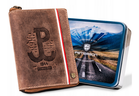 PETERSON PTN 340PW-03 2-1-4 RFID leather wallet