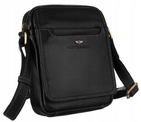 Torba skórzana  PTN TB-1117-COM Black