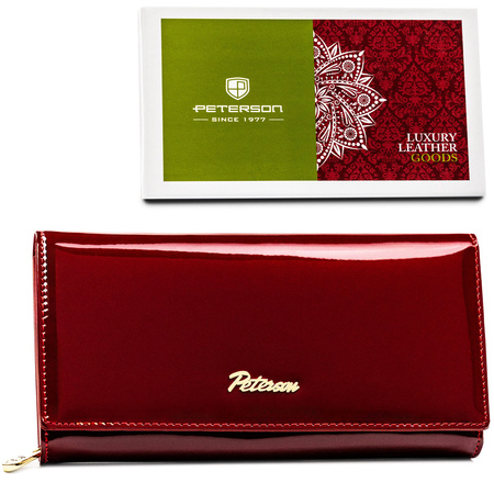Portfel damski skórzany PTN BC-42106 Red 