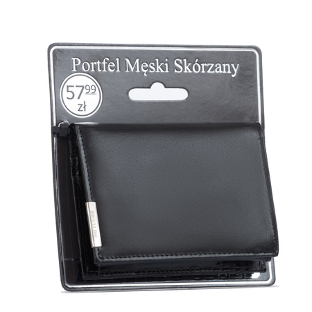 Portfel męski skórzany RM-06-BCF-BP Black