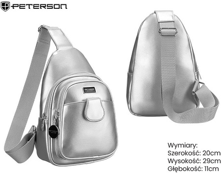 Plecak PU PTN SSY-1-PIL SILVER