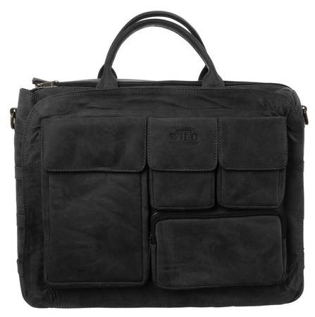 Torba na laptopa skórzana ALWAYS WILD LAP-31701-TGH-NL