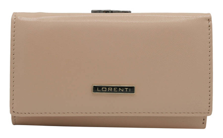 Women's leather wallet 55020-CIS-3542 BEIGE