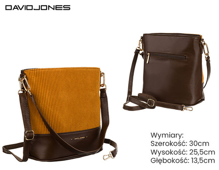 Torebka damska 6877-2 Mustard