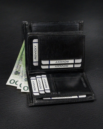 ROVICKY RFID leather wallet RV-7870-8602