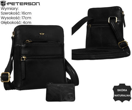 Torba skórzana + Etui PTN 1903-TUM Black