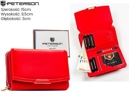 Portfel damski eko PTN 001-PA Red
