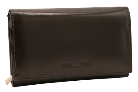Portfel damski skórzany PTN RD-21-NGV Brown