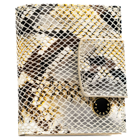 Portfel damski ze skóry naturalnej PETERSON PTN 42329-SFL Beige