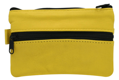 Leather key ring KC-01-LN YELLOW