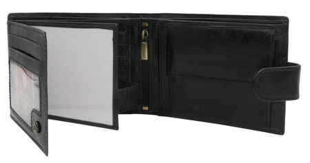 Peterson leather wallet PTN N992L- VT BLACK 6138