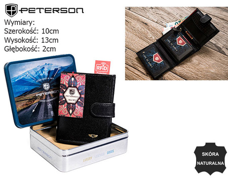 PETERSON PTN 339ZA RFID leather wallet