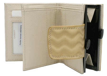 Portfel damski skórzany 42329-WAV Gold