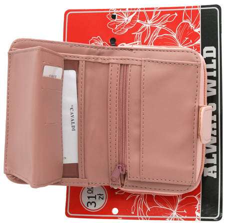 Portfel damski PU K-030B-BL Pink