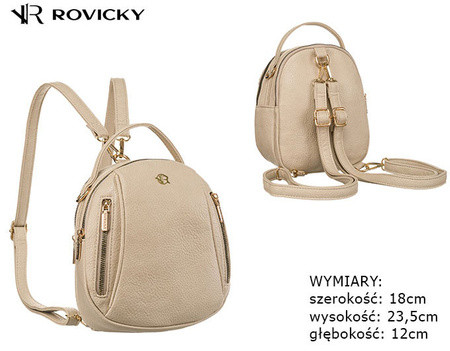 Plecak eko R-KP-11-F19 L.Beige