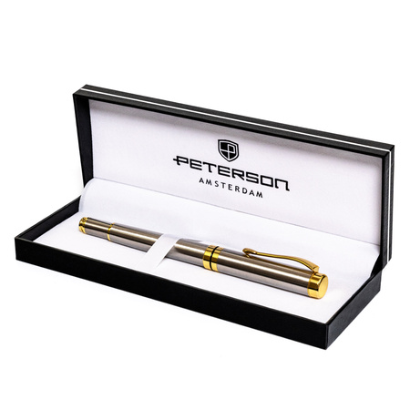 Długopis w pudełku Peterson PTN 339 Silver