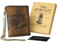 Men's nubuck leather wallet