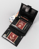 Leather wallet PTN 324Z-CA-6624 BLACK