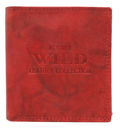 Portfel męski skórzany AW-N890-MAL Red